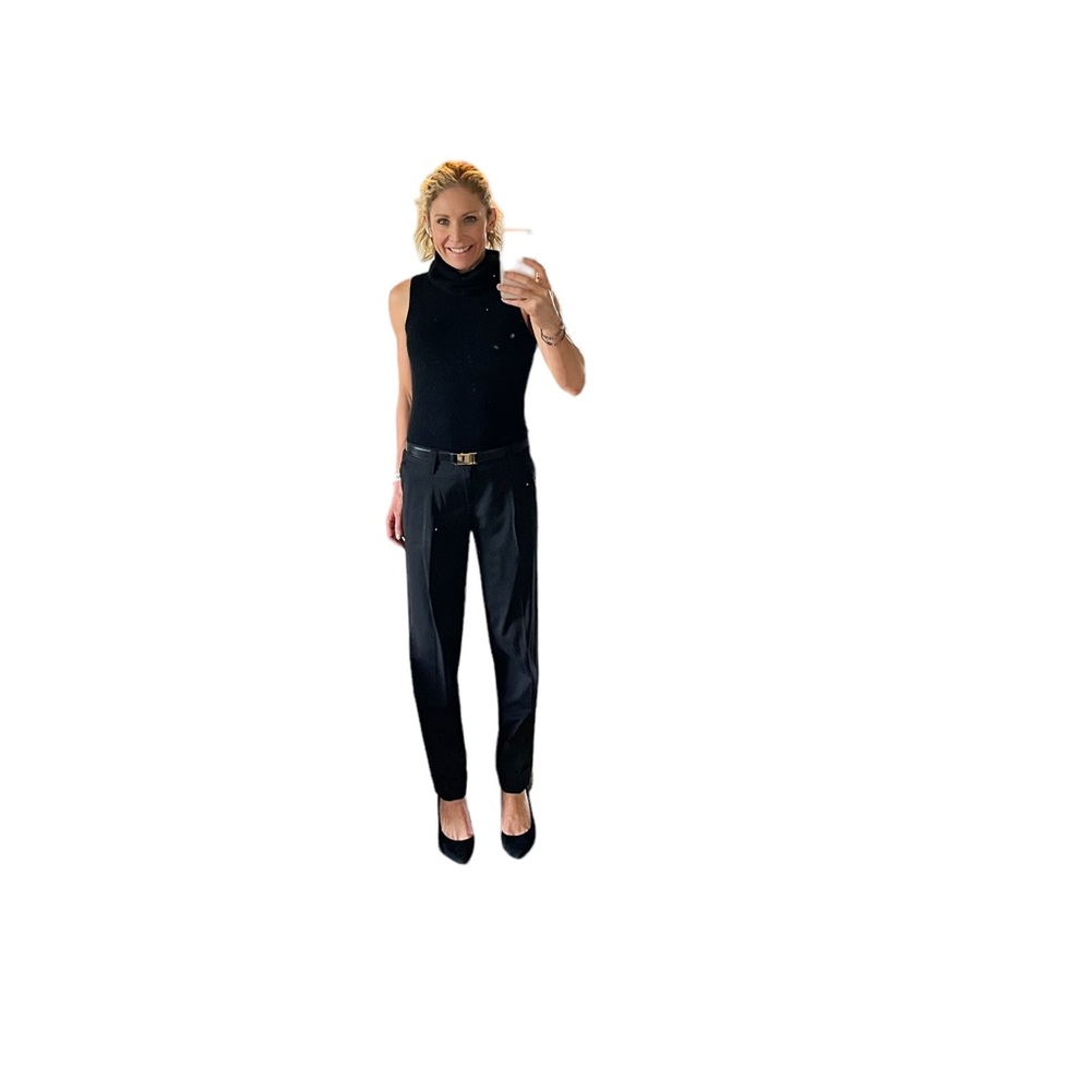 Alice + Olivia black cuff pants size 3